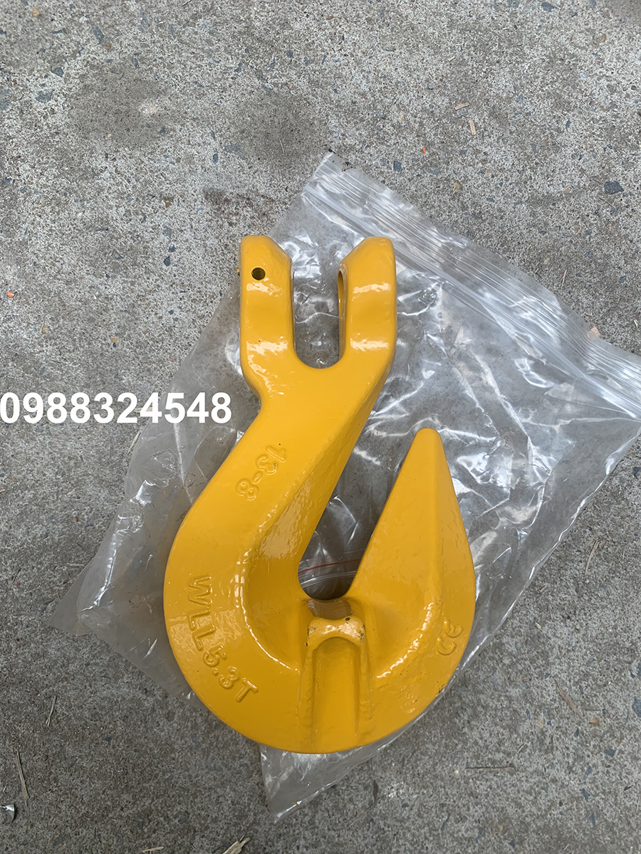 Móc thu ngắn 5.3 tấn / 5.3 ton G80 Alloy Steel Clevis Grab Hook