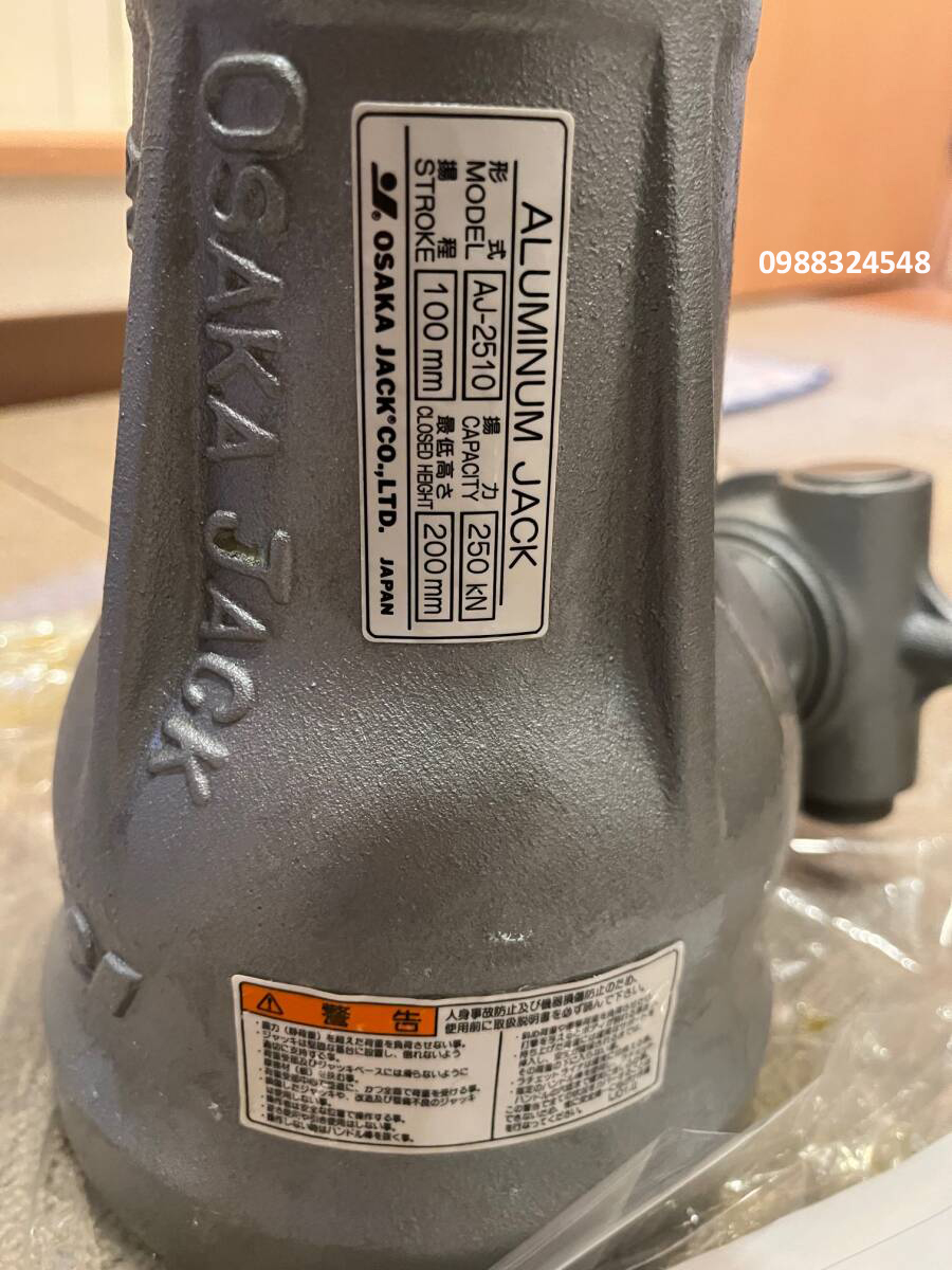 Kích ren cơ khí Osaka AJ-2510 / AJ-2510 Osaka Aluminum Jack