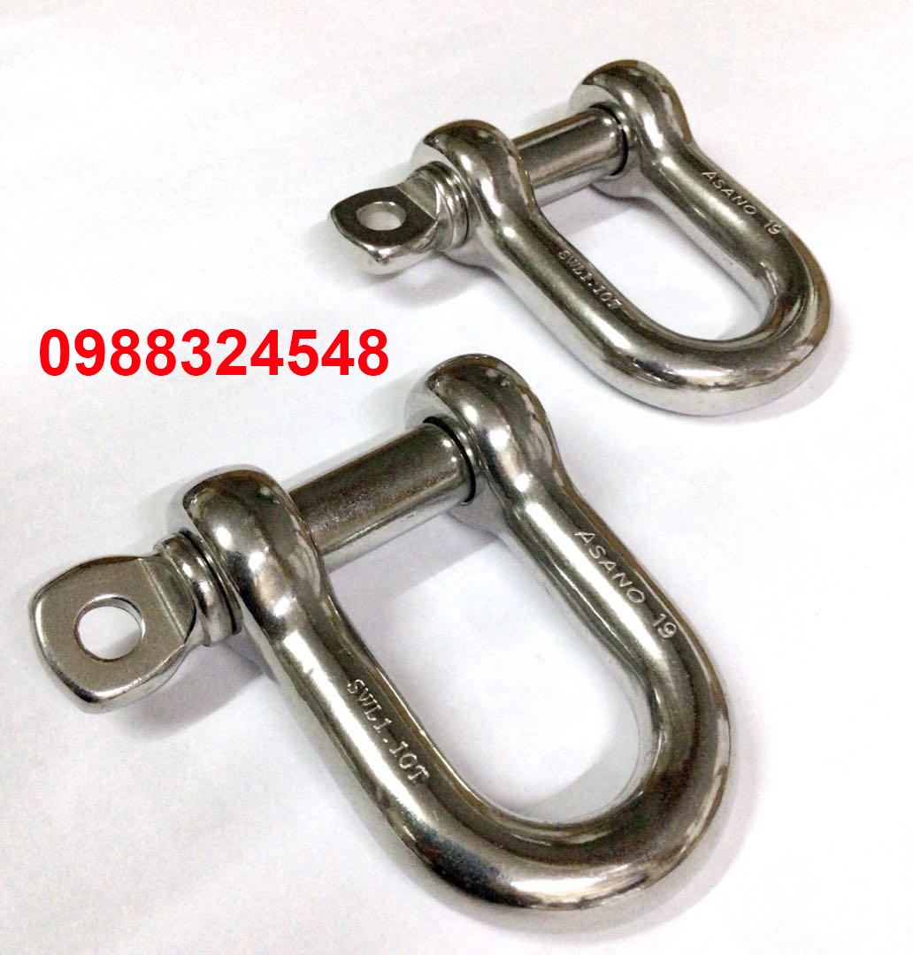 Ma ní inox 1.1 tấn Asano AK2006 / AK2006 Asano Stainless Steel Shackle