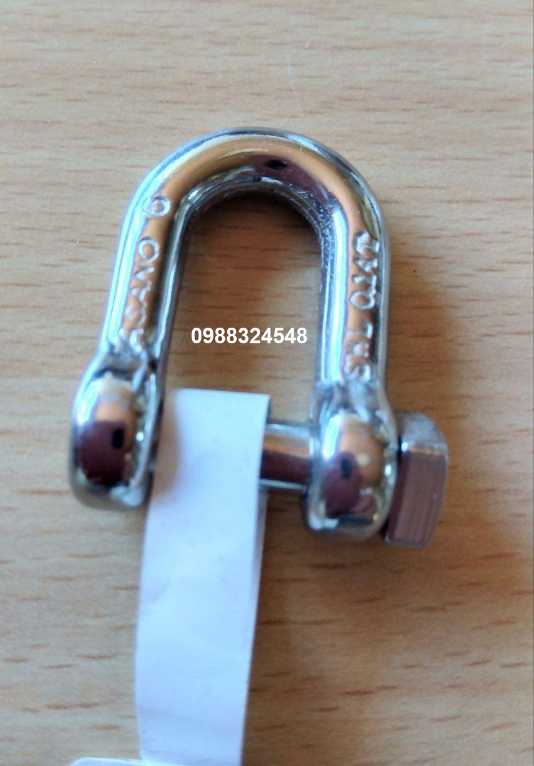 Ma ní inox 140kg Asano AK2049 / AK2049 Asano Stainless Steel Shackle