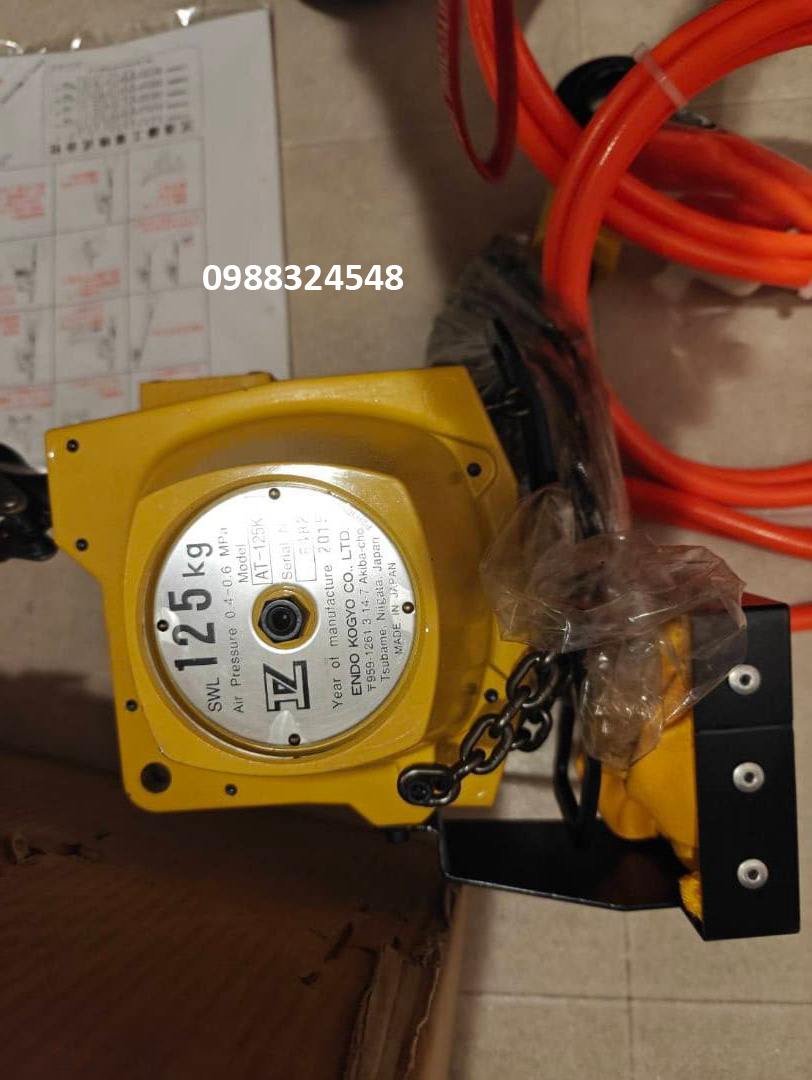 Pa lăng khí nén 125kg Endo AT-125K / AT-125K Endo Air Chain Hoist