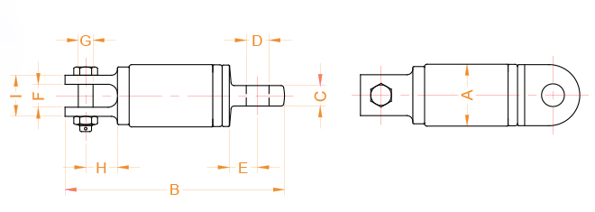 Daichang BSJE bearing swivel jaw & eye