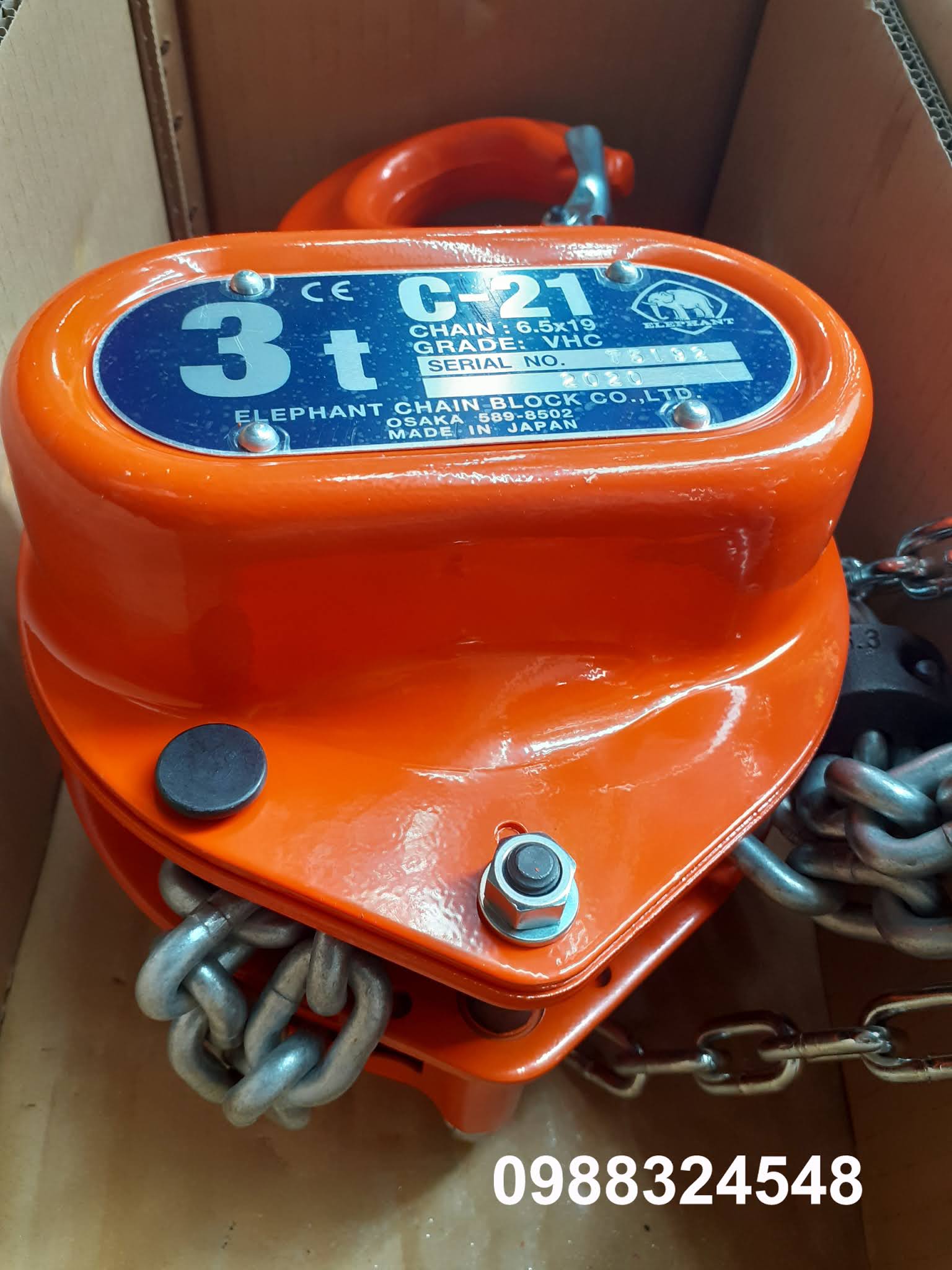 Pa lăng kéo tay Elephant C21-3 / C21-3 Elephant Manual Chain Hoist