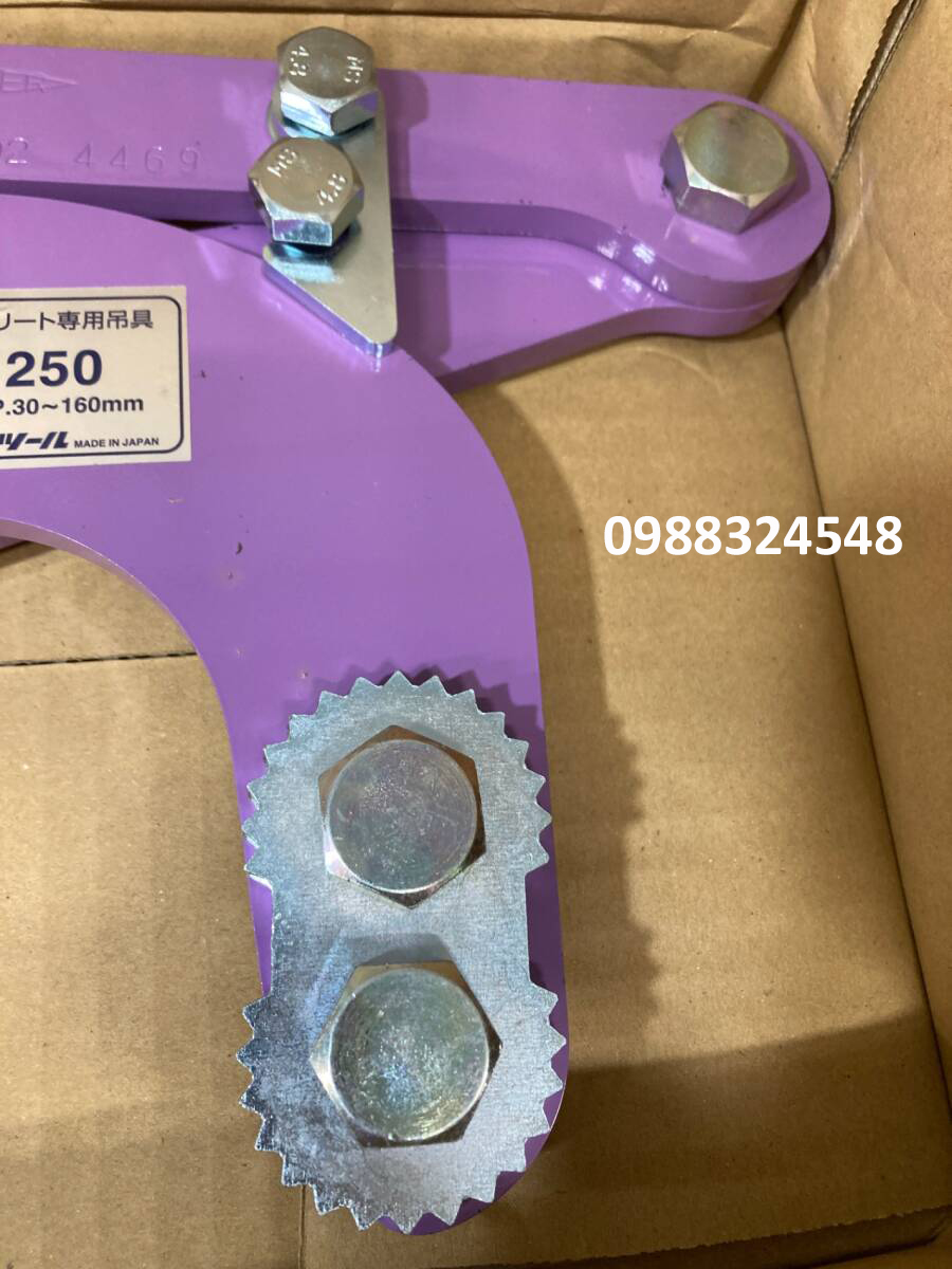 Kẹp bê tông 250Kgs Supertool CGC250 / CGC250 Supertool LIFTING CLAMP for Concrete material (Cam Type)