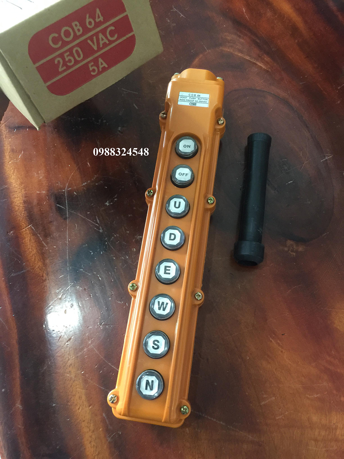 Tay điều khiển cầu trục ITS 1 tốc độ COB64N/ COB64N ITS Pendant Push Button