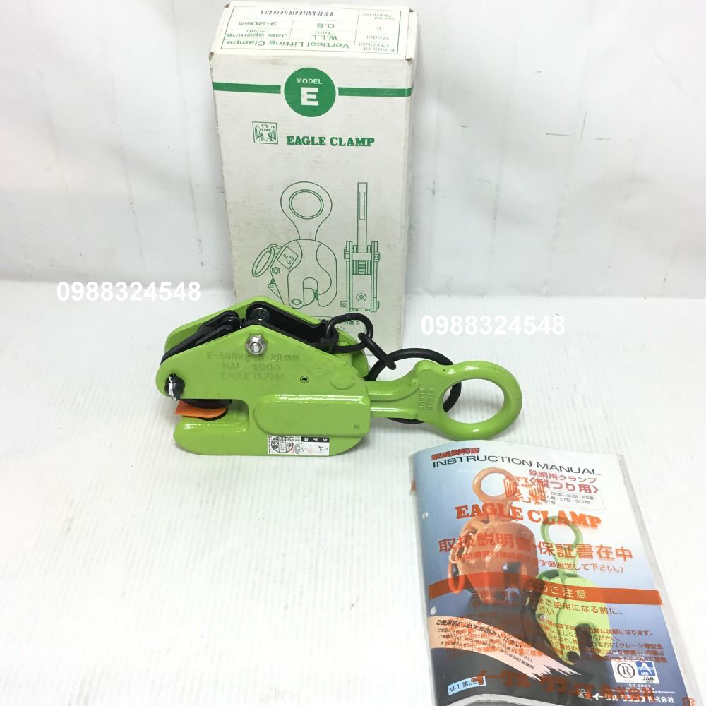 Kẹp tôn đứng 500kg Eagle E-500 / E-500 Eagle Vertical Clamp