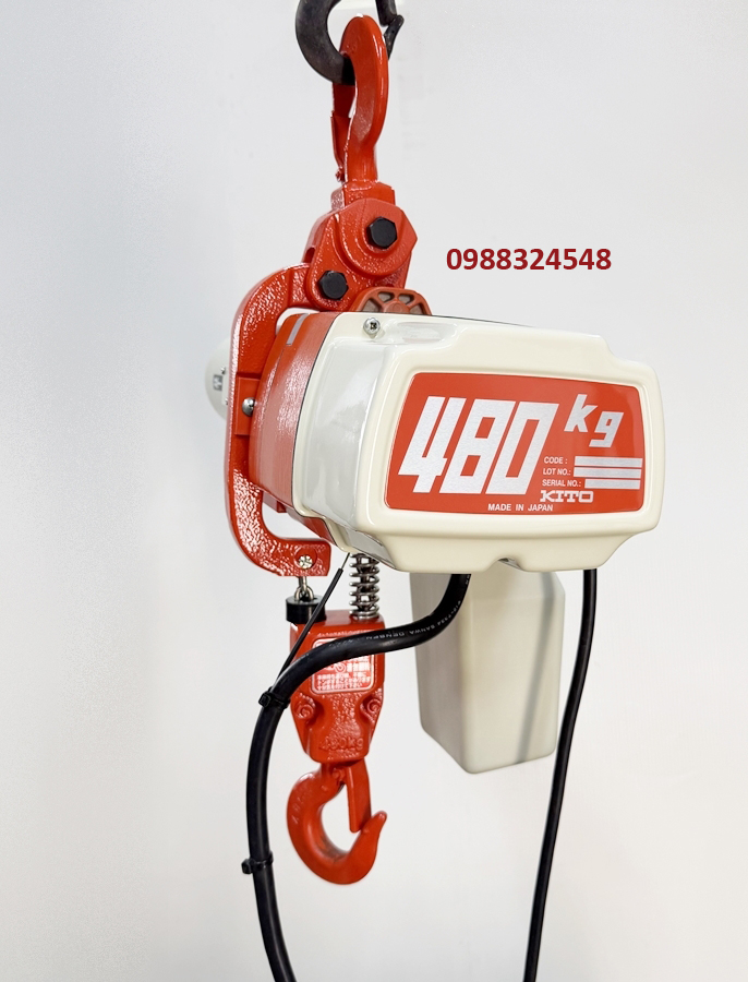 Pa lăng điện xích Kito 480kg ED48SD