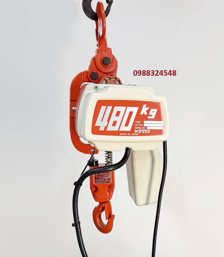 Pa lăng điện xích Kito 480kg ED48SD / ED48SD Kito Electric chain Hoist