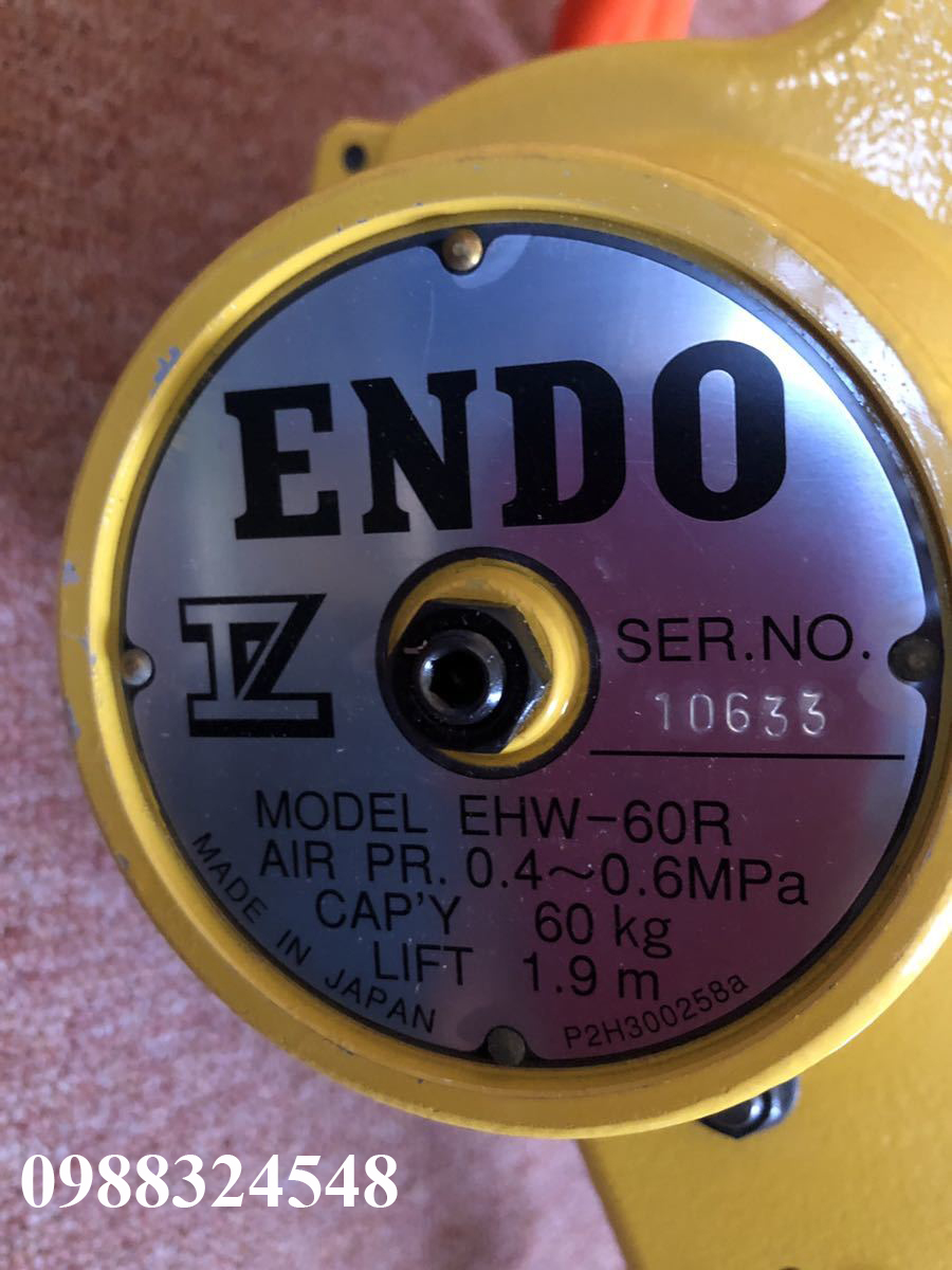 Pa lăng khí nén 60kg Endo EHW-60R / EHW-60R Endo Air Chain Hoist