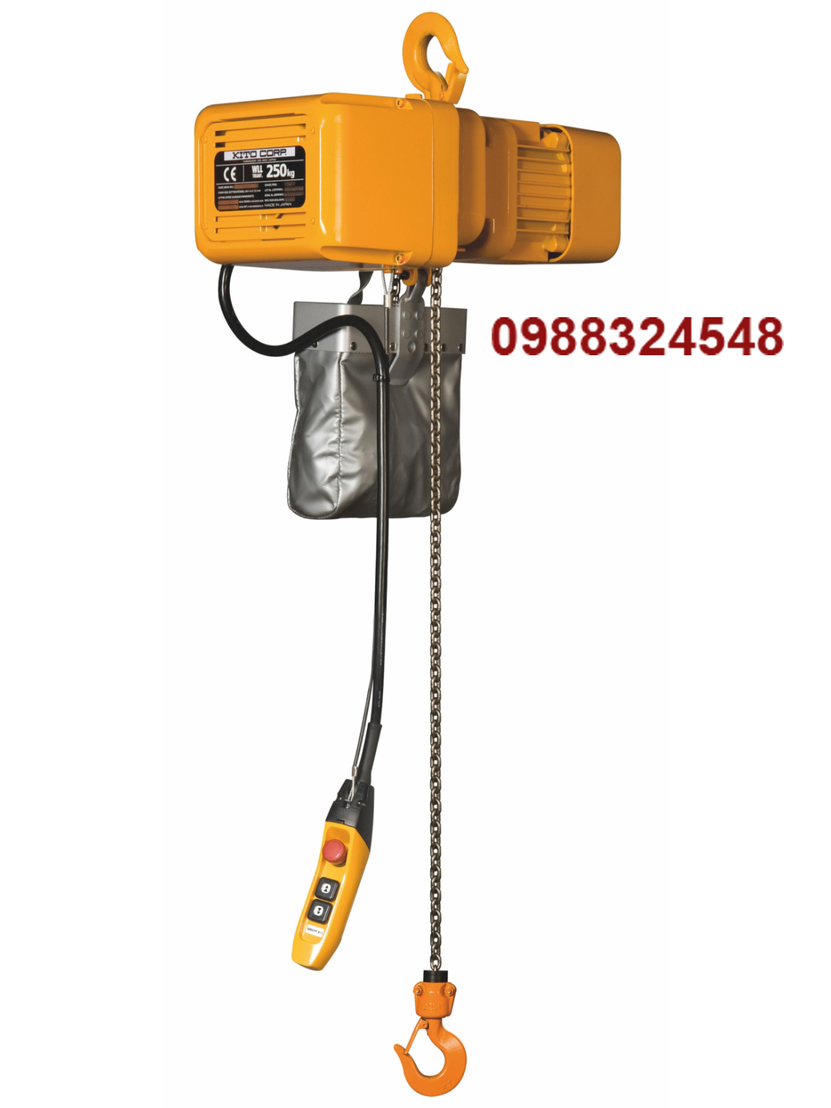 Pa lăng điện xích Kito 250kg ER2-003S