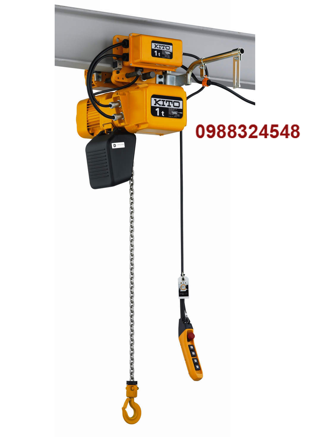 Pa lăng điện xích Kito 1 tấn ER2M010S-S