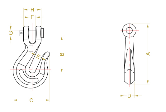 Móc cẩu Daichang HKGA / Daichang HKGA_clevis grab hook