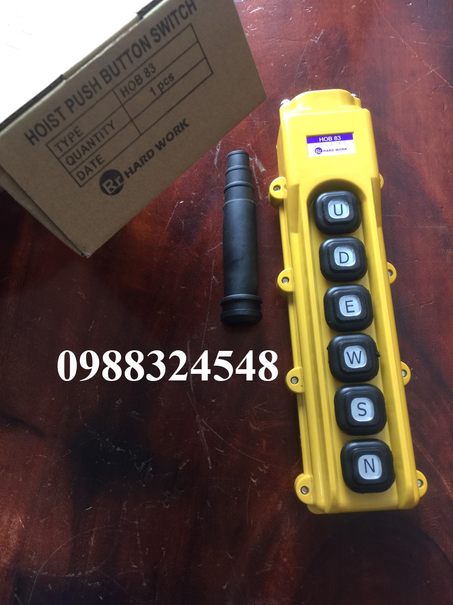 Tay điều khiển cầu trục Hard Work HOB83/ HOB83 Hard Work Pendant Push Button