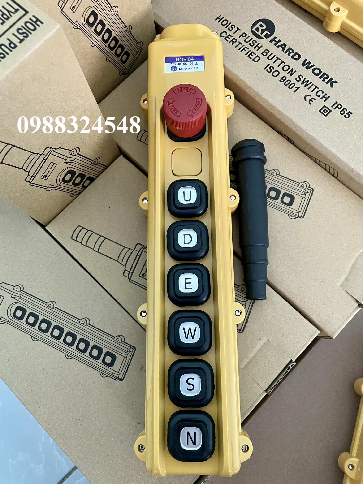 Tay điều khiển cầu trục Hard Work HOB84-B