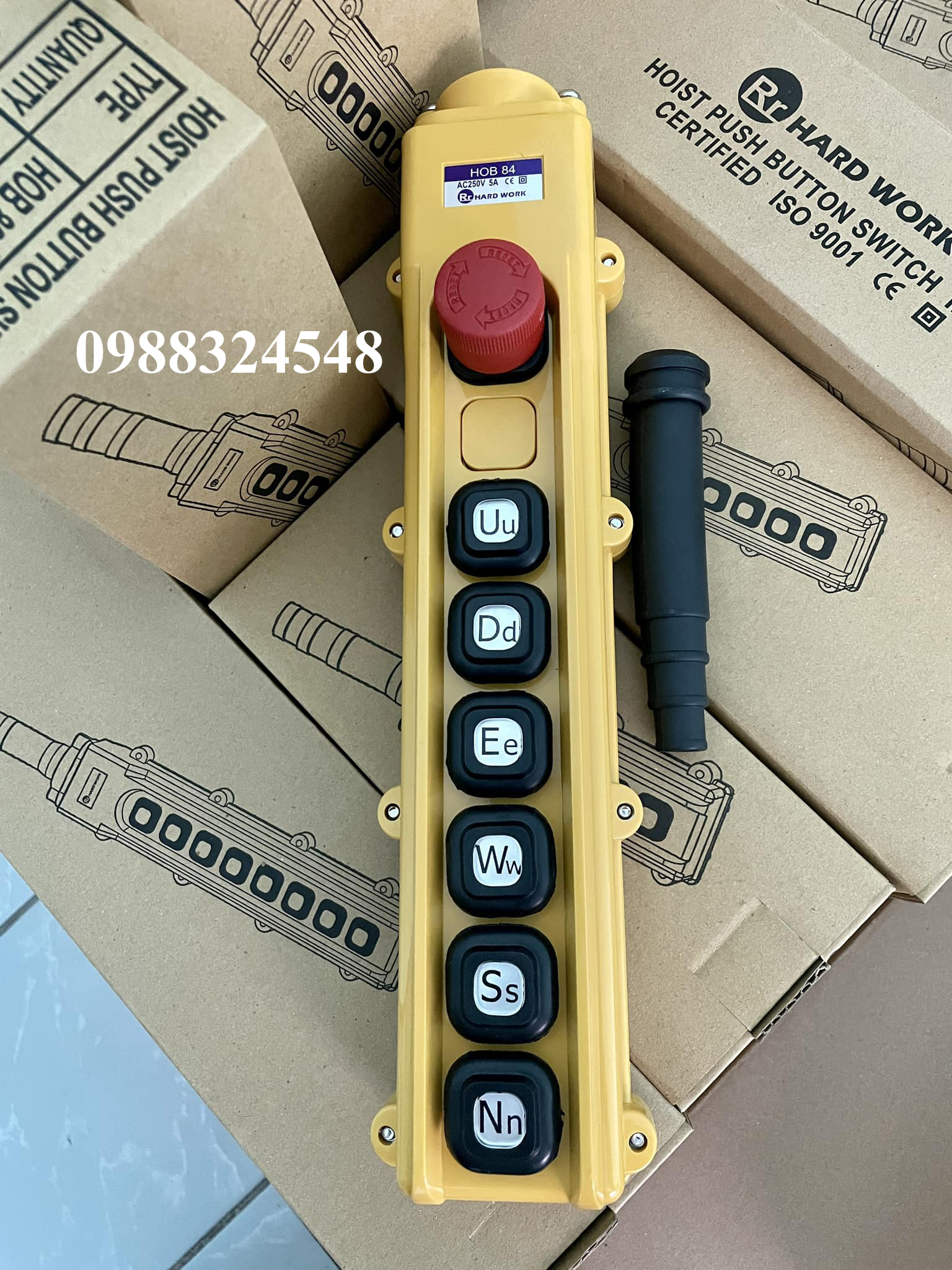 Tay điều khiển cầu trục Hard Work HOB84-B3