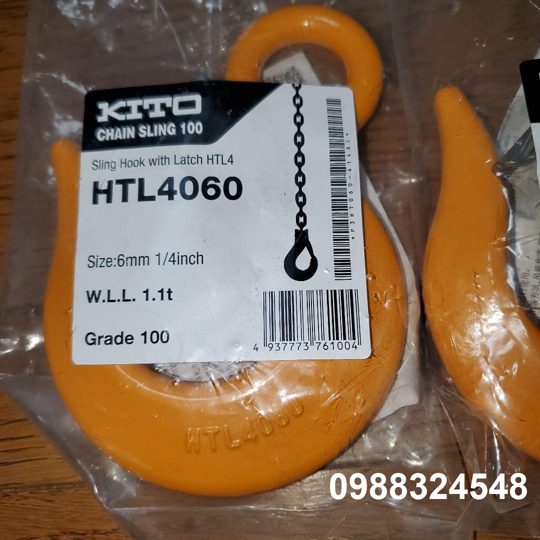 Móc cẩu Kito 1.1 tấn HTL4060 / HTL4060 Kito Sling Hook