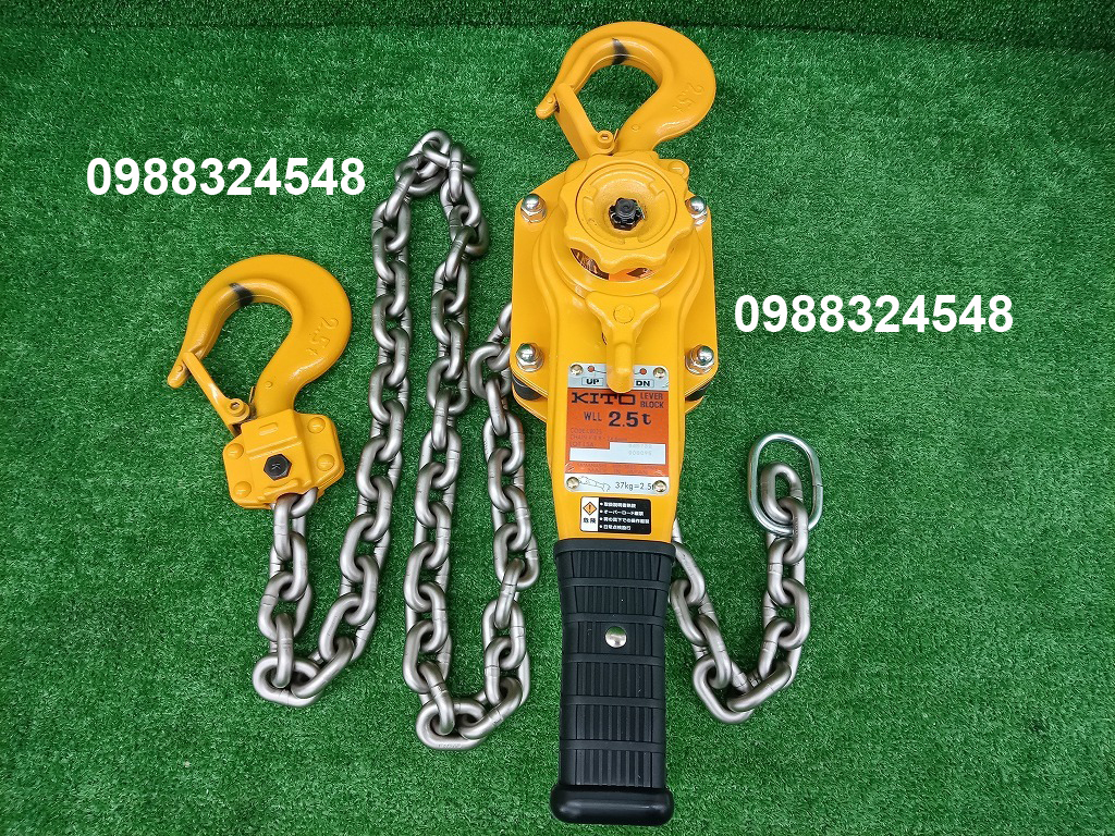 Pa lăng lắc tay Kito 2.5 tấn LB025 / LB025 Kito Lever Hoist