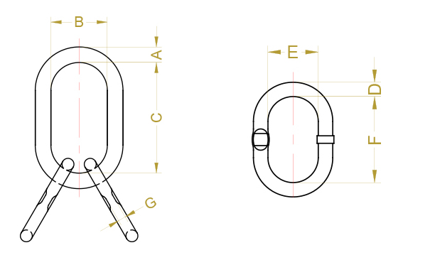 Vòng khuyên đôi Daichang LKCM/ Daichang LKCM Connecting Master link