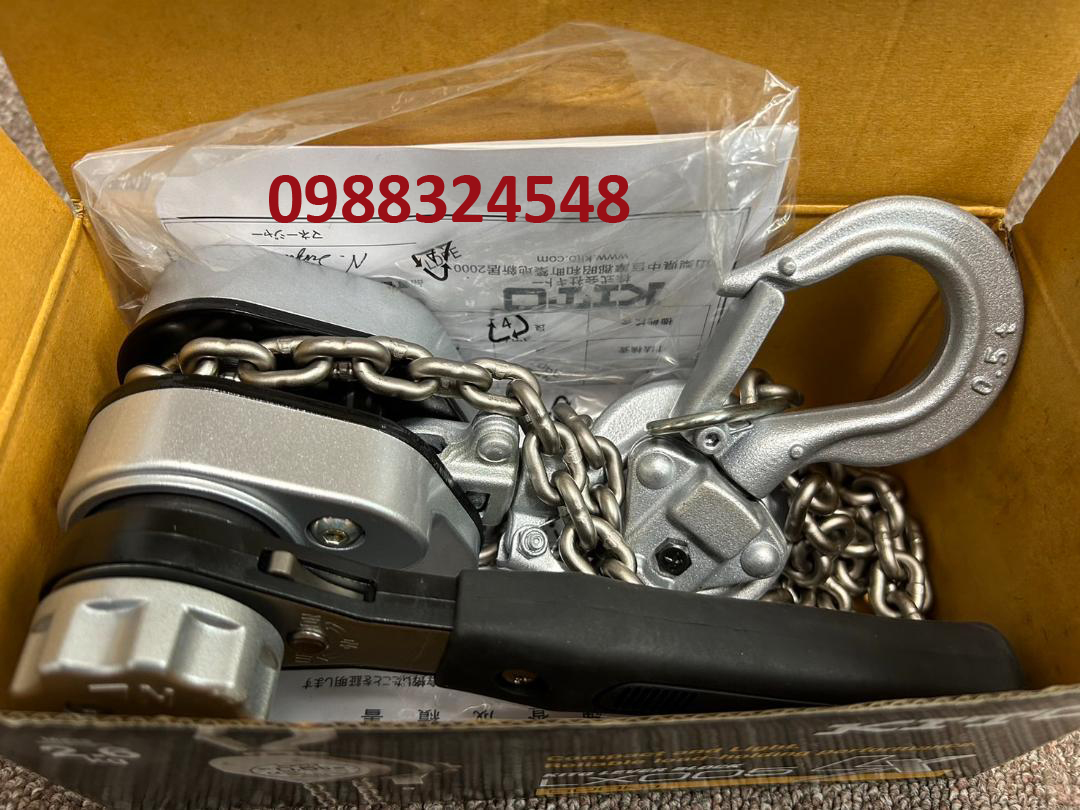 Pa lăng lắc tay Kito 500kg LX005 / LX005 Kito Lever Hoist
