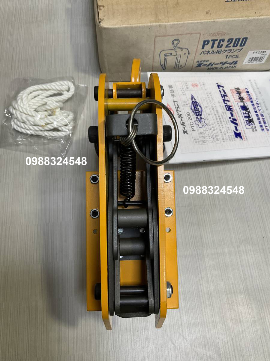 Kẹp tấm gỗ Supertool PTC200 / PTC200 Supertool LIFTING CLAMP for Panel / Beam