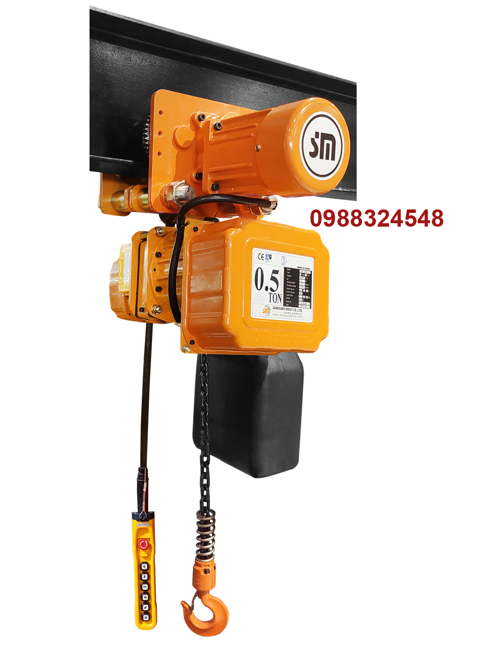 Pa lăng điện xích Samsung 500kg SCT-S500