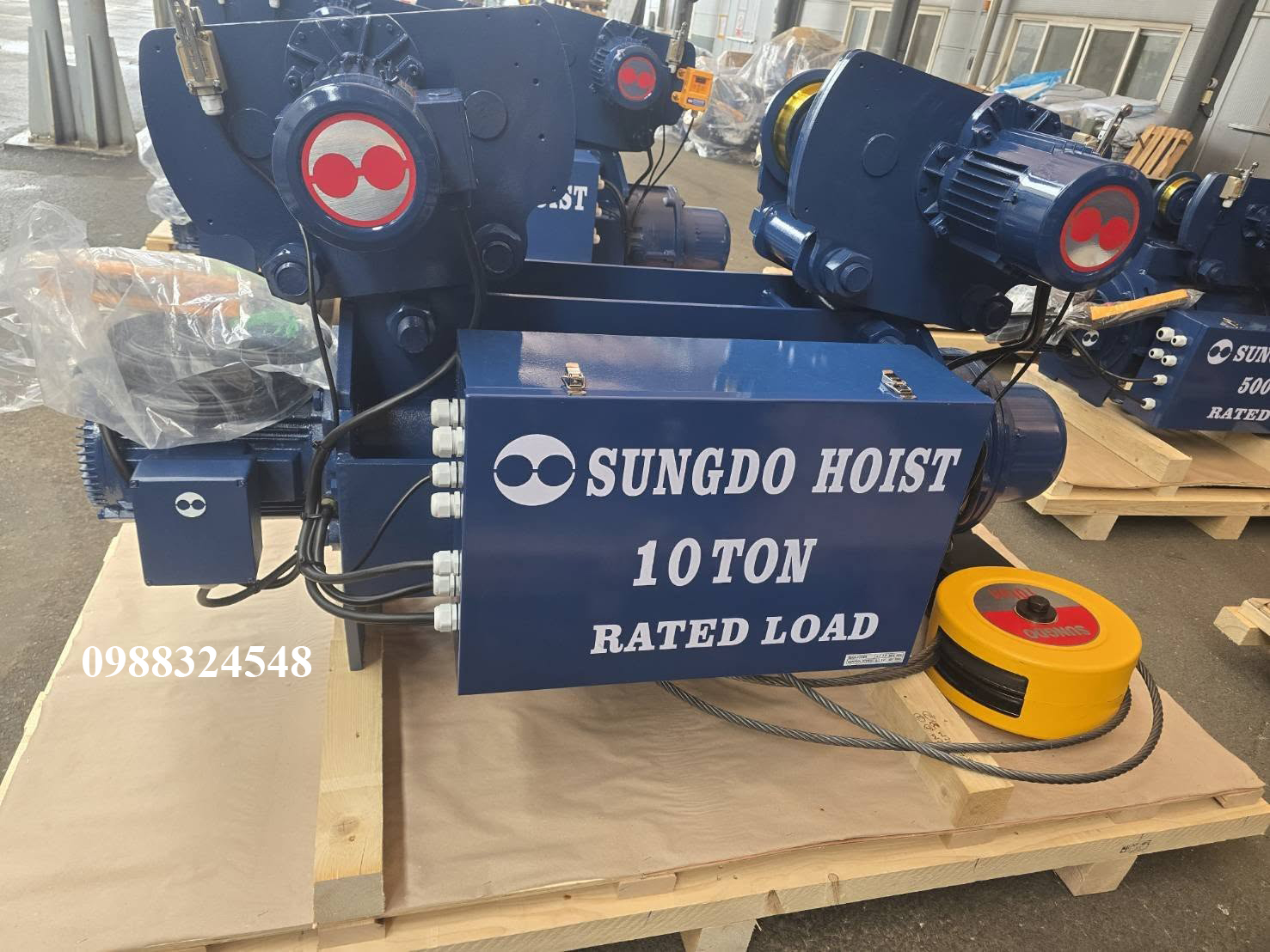 Pa lăng cáp điện Sungdo dầm đơn 10 tấn SM10-H12-MH