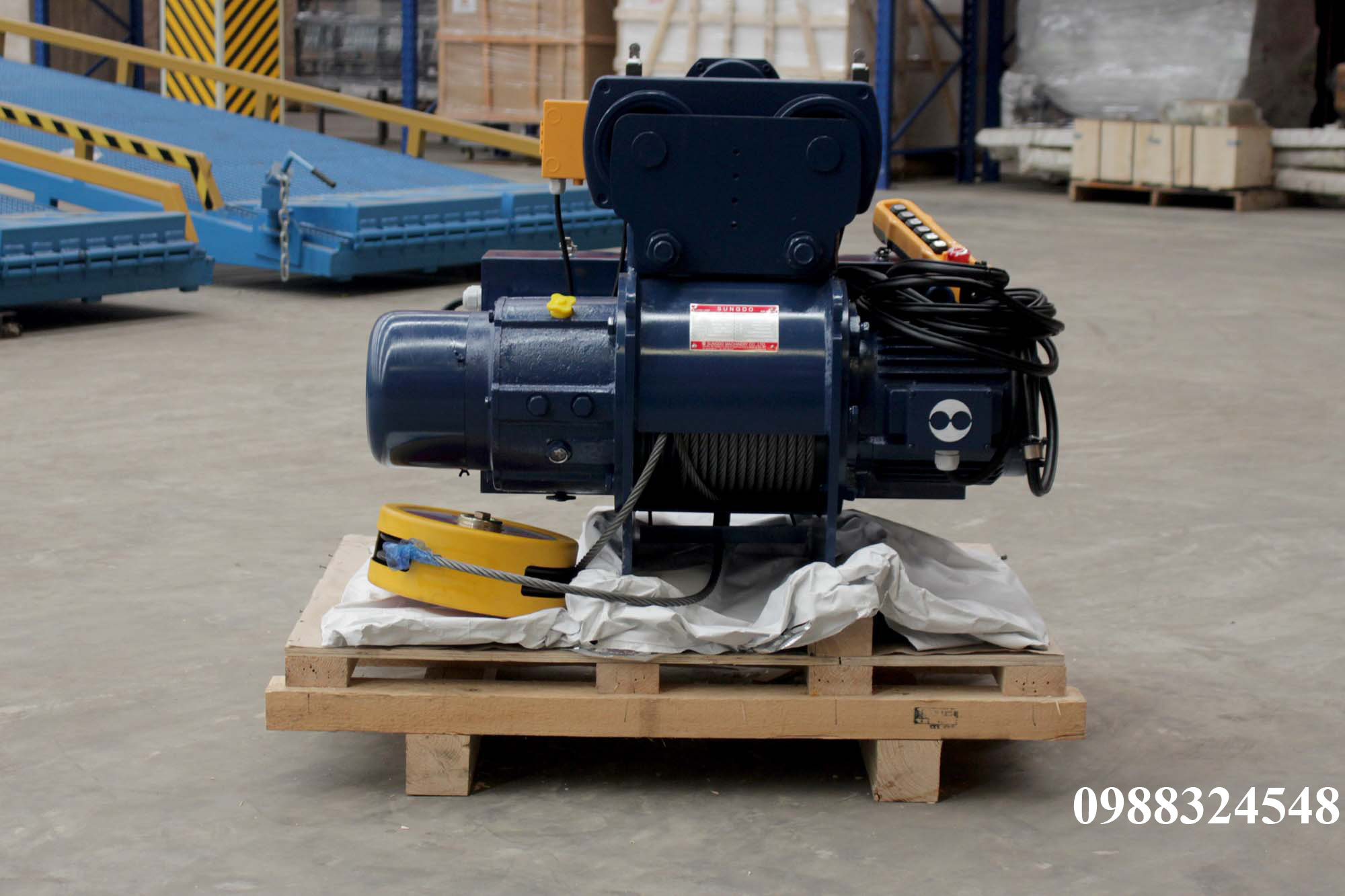 Pa lăng cáp điện Sungdo dầm đơn 3 tấn SM3-H12-MH / 3 ton Sungdo Mono Rail Wire Rope Hoist
