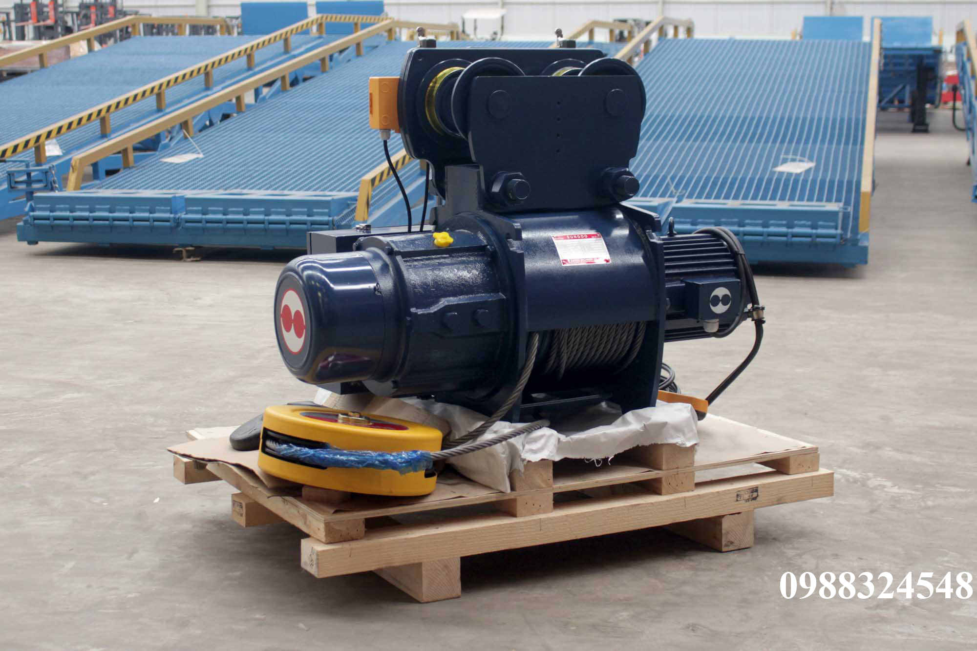 Pa lăng cáp điện Sungdo dầm đơn 5 tấn SM5-H12-MH / 5 ton Sungdo Mono Rail Wire Rope Hoist