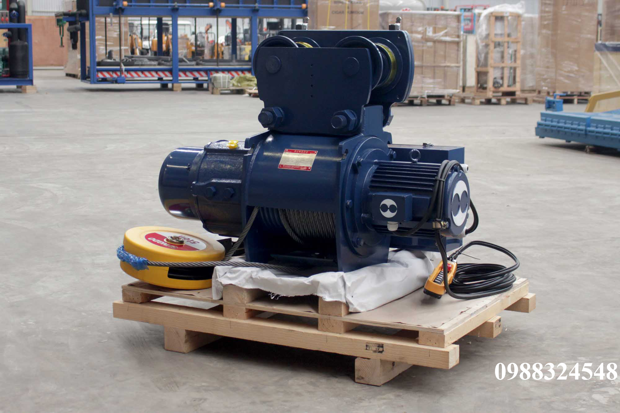 Pa lăng cáp điện Sungdo dầm đơn 5 tấn SM5-H12-MH / 5 ton Sungdo Mono Rail Wire Rope Hoist