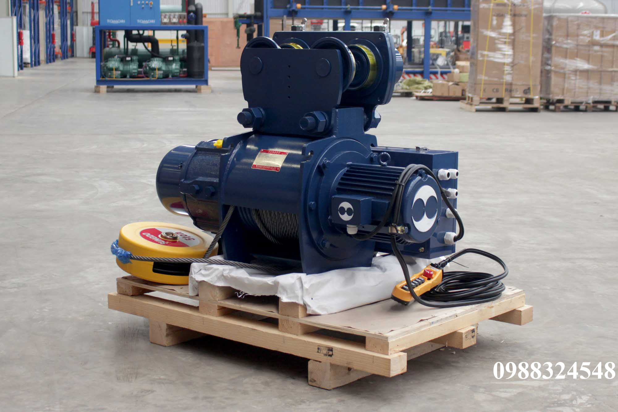 Pa lăng cáp điện Sungdo dầm đơn 5 tấn SM5-H12-MH / 5 ton Sungdo Mono Rail Wire Rope Hoist