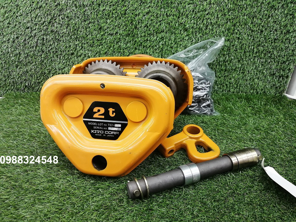 Con chạy kéo tay Kito TSG-020 / TSG-020 Kito Geared Trolley