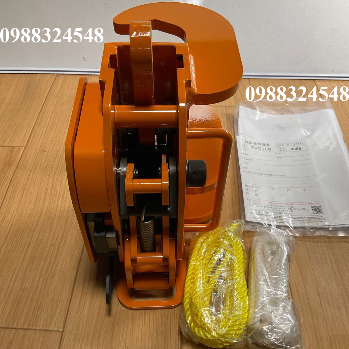 Kẹp nâng thép thẳng đứng Supertool TVC-1L5 / TVC-1L5 Supertool VERTICAL LIFTING CLAMP for Reinforcing Rod (Double-Lock Type)