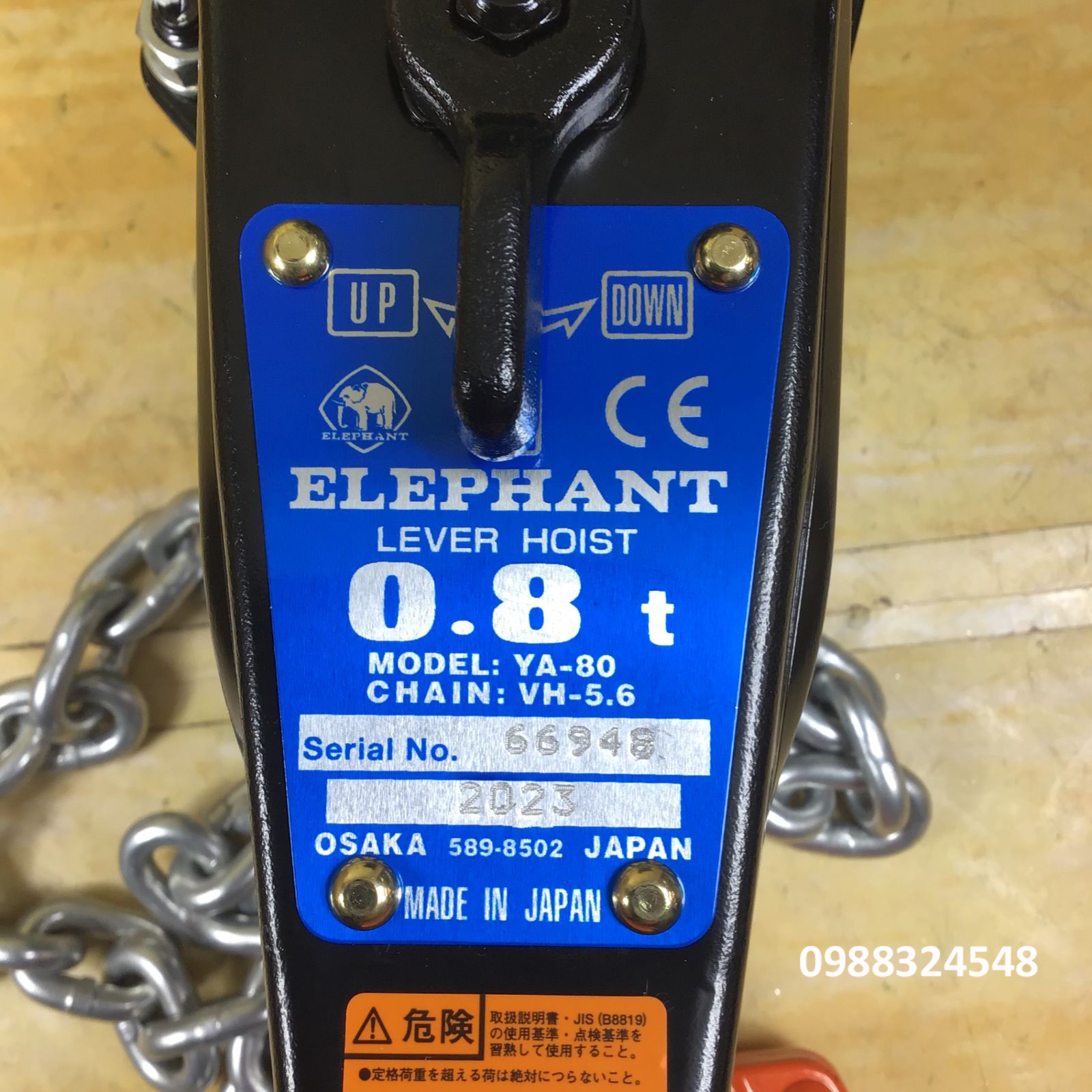 Pa lăng lắc tay Elephant YA-80 / YA-80 Elephant Lever Chain Hoist