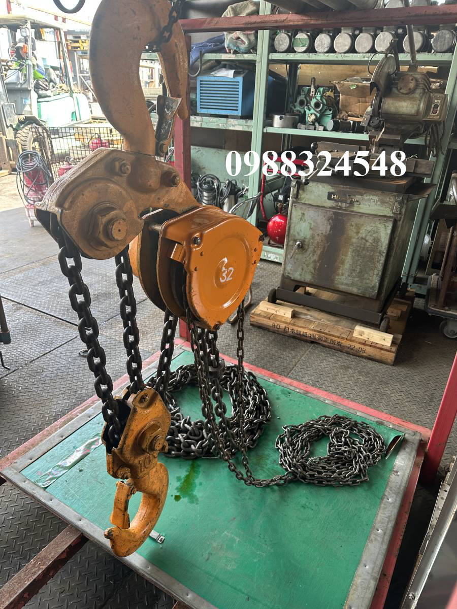 Cho thuê pa lăng kéo tay 10 tấn